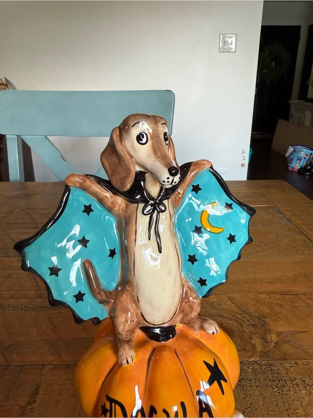 BlueSky Clayworks Dogula Vampire Dachshund Figurine New